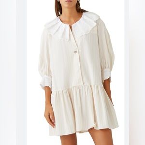 Sandro | Cintia Embroidered Collar Dress